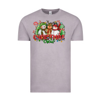 Vintage Zinc christmas crew polar bear reindeer and snowman Vintage Tee - CowGirlArtShop