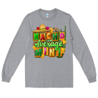 Heather Grey Nacho average mini Long Sleeve Tee - FaDigitalArtStudio