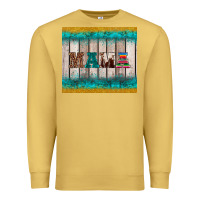 Antique Gold western turquoise mama Premium Sweatshirt - BarkalooDesign