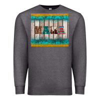 Charcoal Heather western turquoise mama Premium Sweatshirt - BarkalooDesign