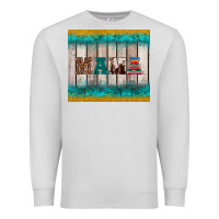 Dove Grey western turquoise mama Premium Sweatshirt - BarkalooDesign