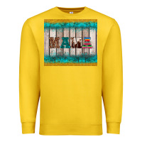 Lemon western turquoise mama Premium Sweatshirt - BarkalooDesign