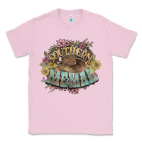 Bubblegum Pink Southern Memal western flowers Classic Tee - HowdyJamesFarm