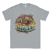 Heather Grey Southern Memal western flowers Classic Tee - HowdyJamesFarm