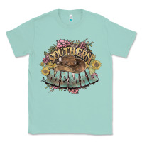 Seafoam Southern Memal western flowers Classic Tee - HowdyJamesFarm