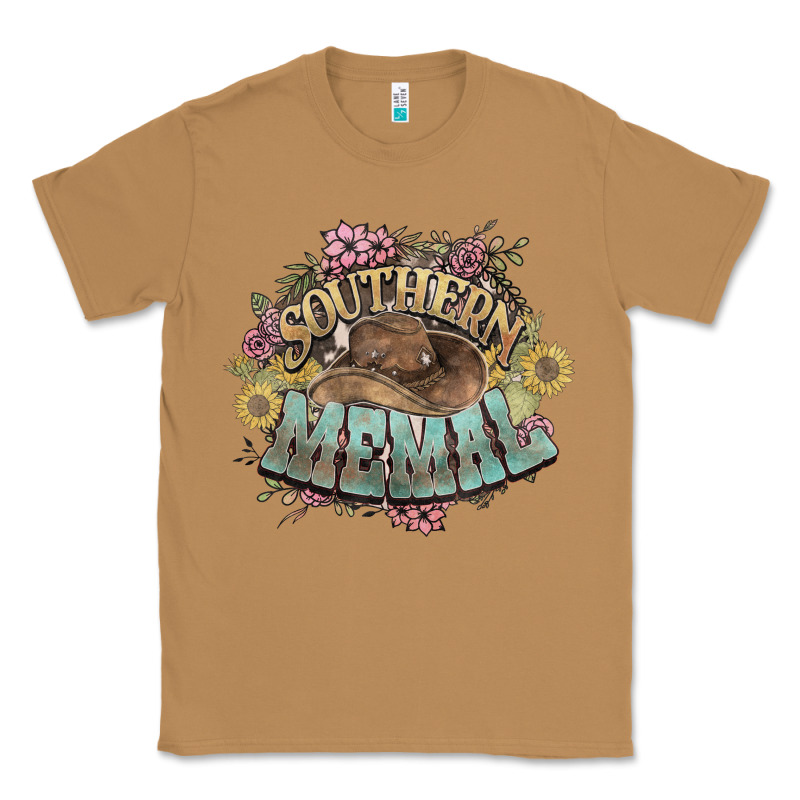 Southern Memal Western Flowers Classic Tee by HowdyJamesFarm | Teevron