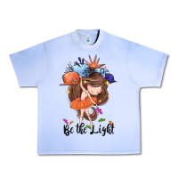 Grape Ice Be the light Urban Heavy Tee - CowGirlArtShop