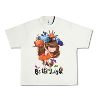 Pistachio Be the light Urban Heavy Tee - CowGirlArtShop