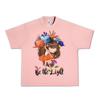 Salmon Be the light Urban Heavy Tee - CowGirlArtShop
