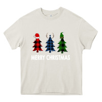 Cream Merry Christmas Heavy Core Tee - Bettercallsaul