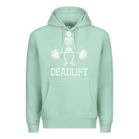 Seafoam deadlift funny halloween skeleton weight lifting workout Premium Hoodie - longCreatives