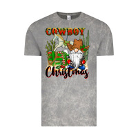 Cloud Rock cowboy christmas gnome Vintage Tee - CowGirlArtShop