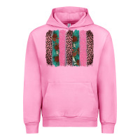 Fuchsia Pink valentine's leopard brushstroke Urban Hoodie - AdoDesignShop