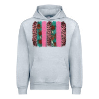 Heather Grey valentine's leopard brushstroke Urban Hoodie - AdoDesignShop