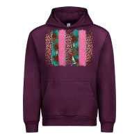 Mauve Wine valentine's leopard brushstroke Urban Hoodie - AdoDesignShop