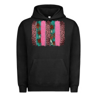 Pigment Black valentine's leopard brushstroke Urban Hoodie - AdoDesignShop