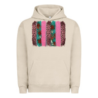 Pigment French Oak valentine's leopard brushstroke Urban Hoodie - AdoDesignShop
