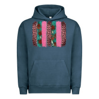 Pigment Midnight Navy valentine's leopard brushstroke Urban Hoodie - AdoDesignShop