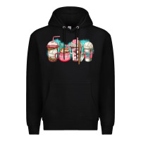 Black volleyball coffee Premium Hoodie - Jasminsmagicworld