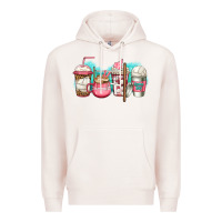 Pale Pink volleyball coffee Premium Hoodie - Jasminsmagicworld