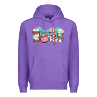 Purple volleyball coffee Premium Hoodie - Jasminsmagicworld