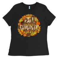 Black Fall Is My Favorite Color Ladies Tee - texasbilliewilder