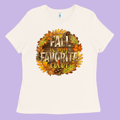 Fall Is My Favorite Color Ladies Tee Designed By Texasbilliewilder