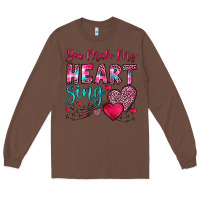 Chestnut you make my heart sing Long Sleeve Tee - OliviaCreatesArt