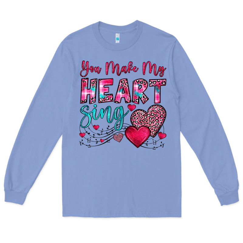 You Make My Heart Sing Long Sleeve Tee by OliviaCreatesArt | Teevron