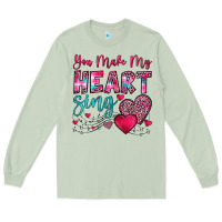 Matcha you make my heart sing Long Sleeve Tee - OliviaCreatesArt