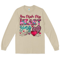 Mushroom you make my heart sing Long Sleeve Tee - OliviaCreatesArt