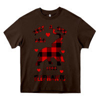 Chocolate Brown Just a girl who loves Elephants - Elephant Heavy Core Tee - Bettercallsaul