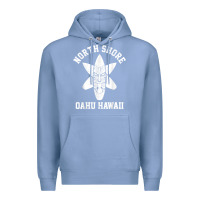Colony Blue Oahu Hawaii North Shore Surf Beach Surfing Surfer Gift Premium Hoodie - longCreatives