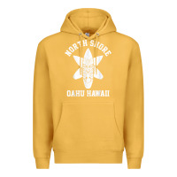 Mustard Oahu Hawaii North Shore Surf Beach Surfing Surfer Gift Premium Hoodie - longCreatives