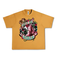 Peanut Butter Let's go Girl's Cowboy boots Urban Heavy Tee - HowdyJamesFarm