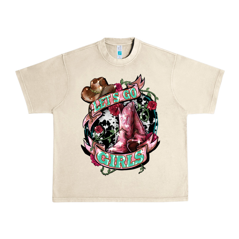 Let's Go Girl's Cowboy Boots Urban Heavy Tee by HowdyJamesFarm | Teevron