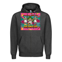 Charcoal Heather mexican hanging with my gnomigos Zipper Hoodie - Artiststas