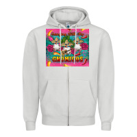 Dove Grey mexican hanging with my gnomigos Zipper Hoodie - Artiststas