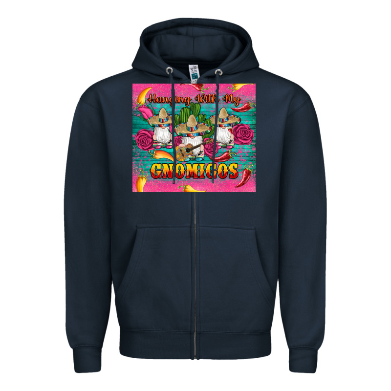 Mexican Hanging With My Gnomigos Zipper Hoodie by Artiststas | Teevron