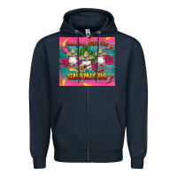 Navy mexican hanging with my gnomigos Zipper Hoodie - Artiststas