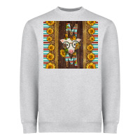 Heather Grey Western Baby Calf Mom Heavyweight Sweatshirt - LillyAllenDesigns