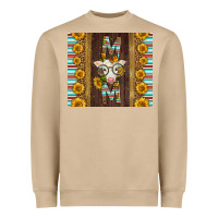 Mushroom Western Baby Calf Mom Heavyweight Sweatshirt - LillyAllenDesigns