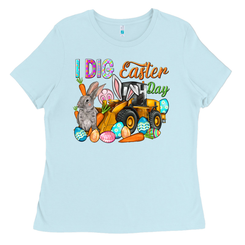 I Dig Easter Day Ladies Tee by NancyCooperArtShop | Teevron