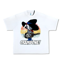 White Vintage distressed uncle pecos crambone Urban Heavy Tee - longCreatives