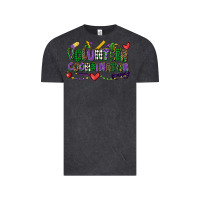 Vintage Black volunteer coordinator mardi gras cowgirl Vintage Tee - CowGirlArtShop