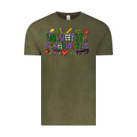 Vintage Olive volunteer coordinator mardi gras cowgirl Vintage Tee - CowGirlArtShop