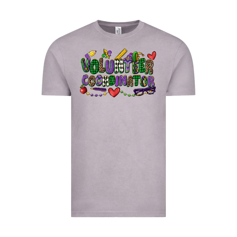 Volunteer Coordinator Mardi Gras Cowgirl Vintage Tee by CowGirlArtShop | Teevron