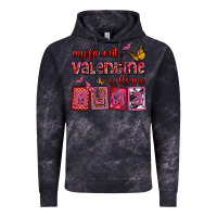 Cloud Black my favorite valentine calls me mama Vintage Hoodie - OliviaCreatesArt