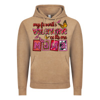 Vintage Coffee my favorite valentine calls me mama Vintage Hoodie - OliviaCreatesArt