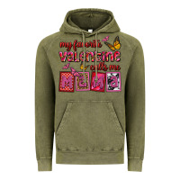 Vintage Olive my favorite valentine calls me mama Vintage Hoodie - OliviaCreatesArt